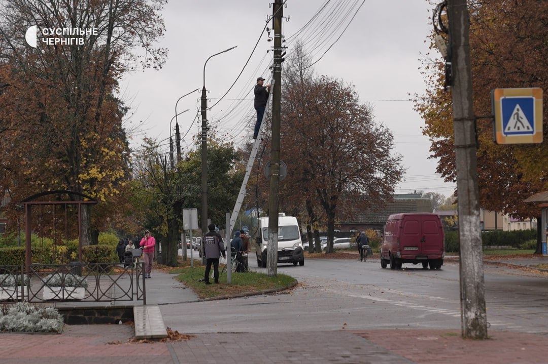NORTH OF CHERNIHIV WITHOUT POWER