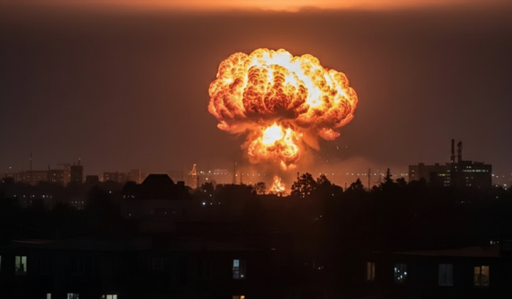 Ukrainian Drones Attack Power Plant In Moscow Region