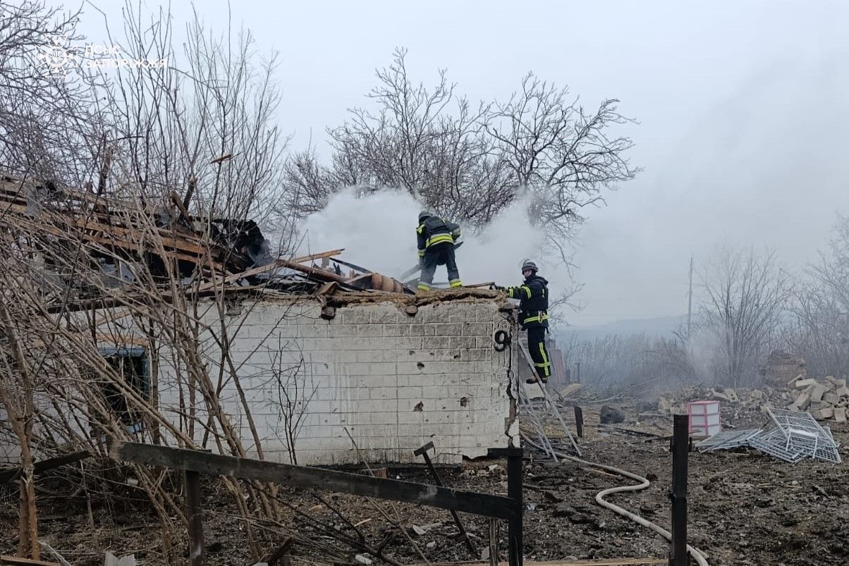Russian Strikes Destroyed Buildings In Zaporizhzhia