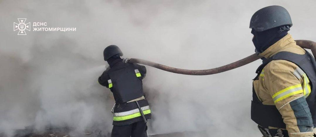 Critical infrastructure targeted in Zhytomyr