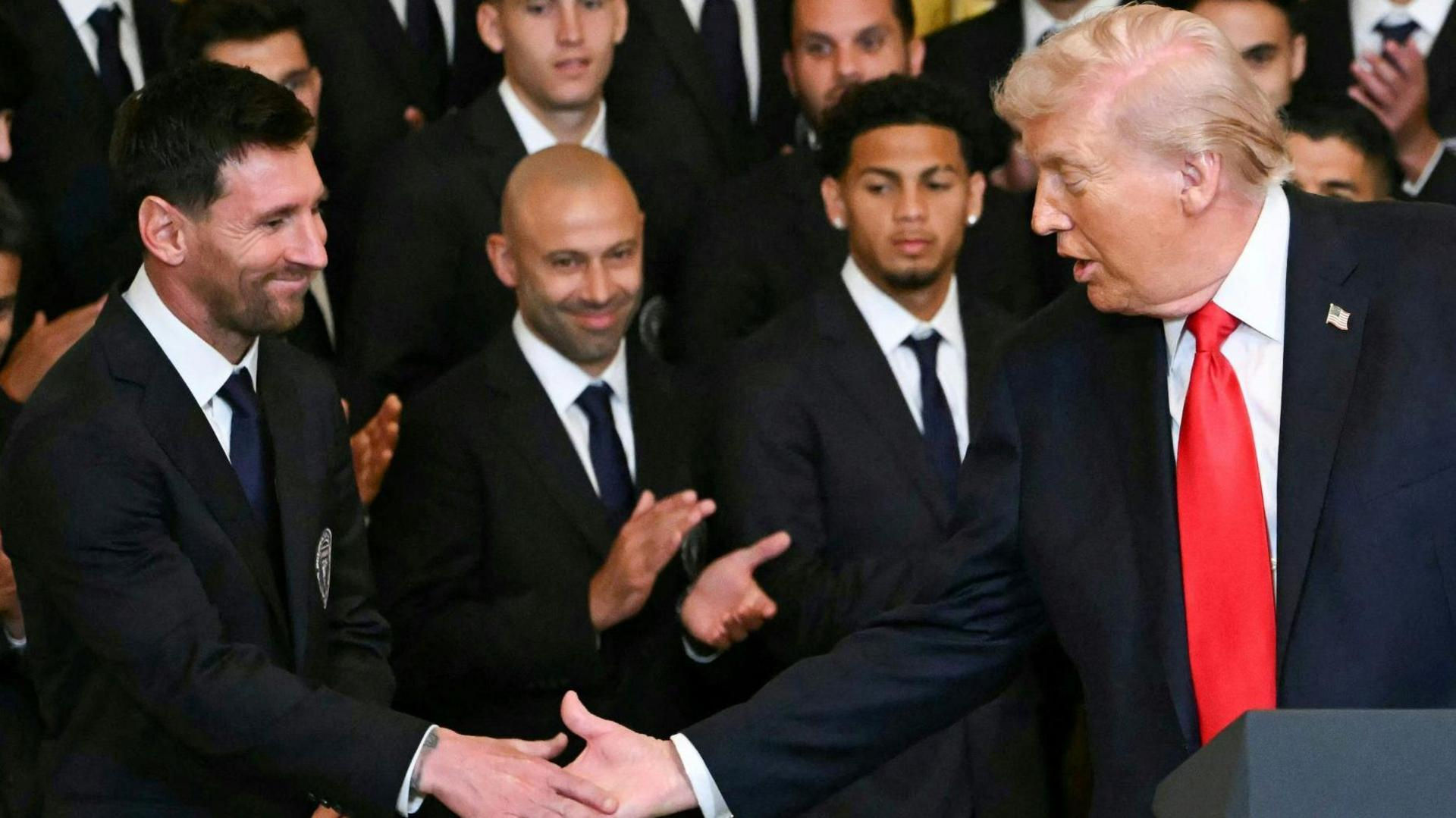 Trump spoke about Iran after meeting Inter Miami at the White House