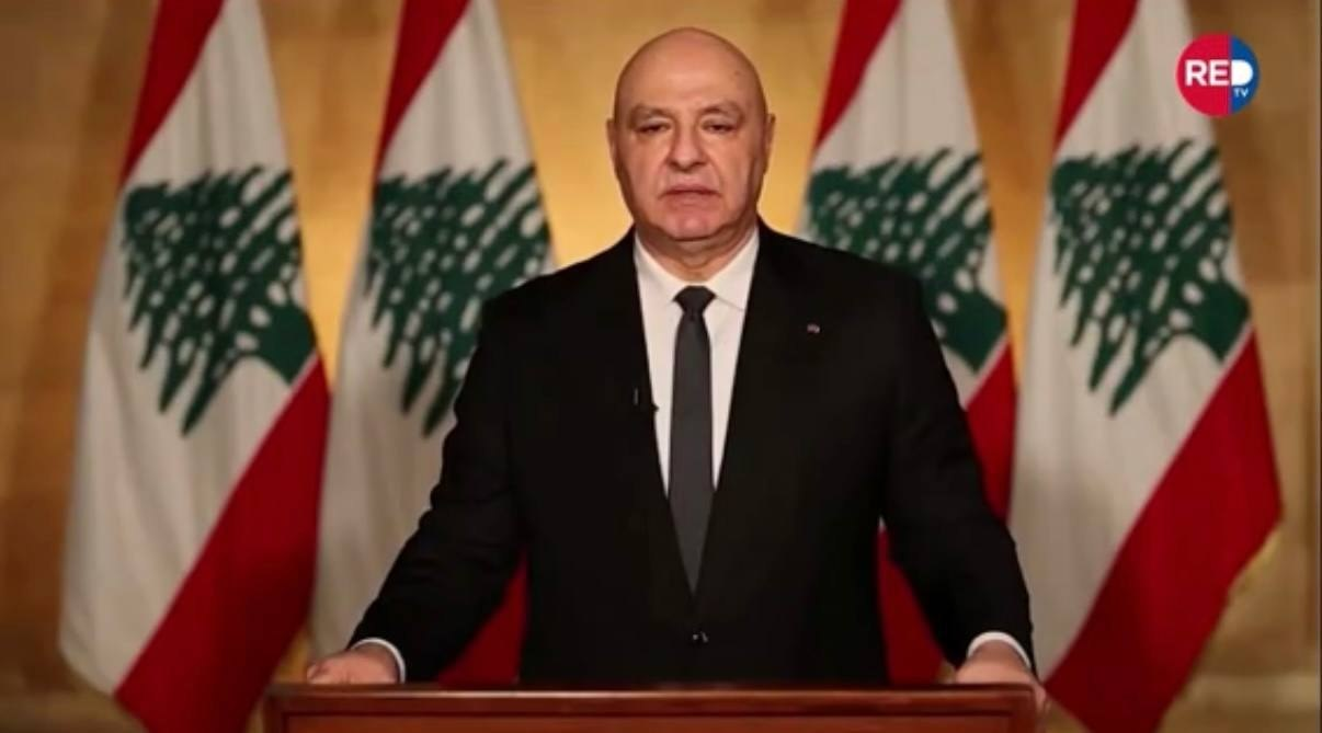 Lebanese President broadcasts speech to the Lebanese people