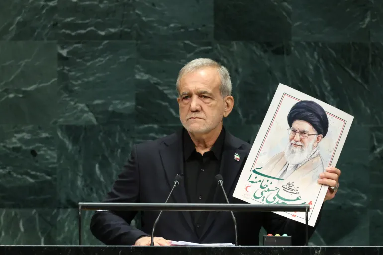 Comments from Iranian President Pezeshkian at the UNGA